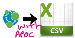 Export CSV from Neo4j with APOC